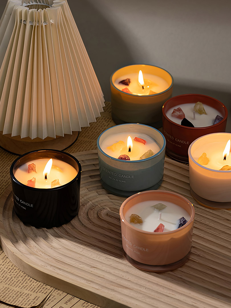 Dopamin emosjonell duft krystall steinlys