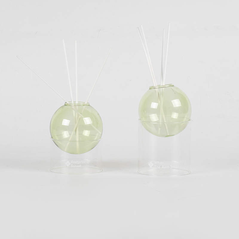 Klar glassbase, glasskule-type siv diffuser-styling aromaterapi
