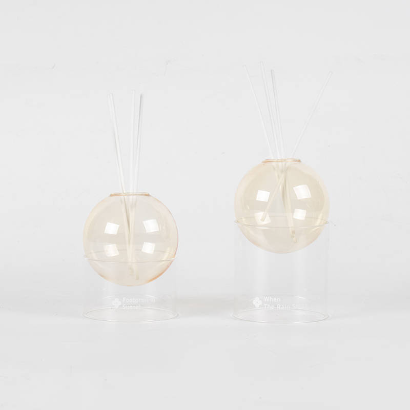Klar glassbase, glasskule-type siv diffuser-styling aromaterapi