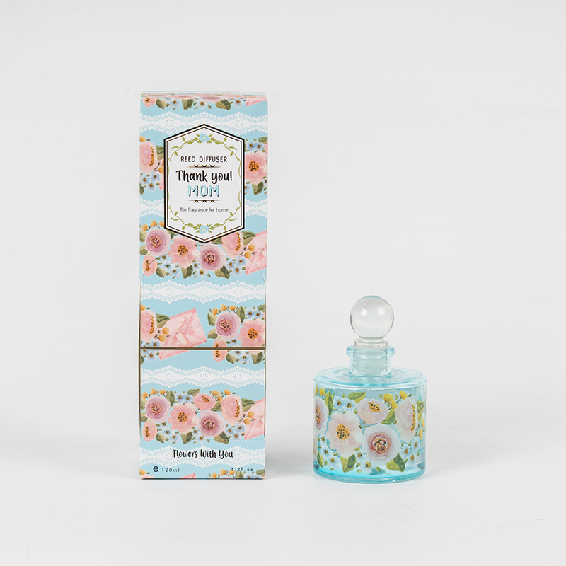 Morsdag elegant rund glassflaske siv diffuser