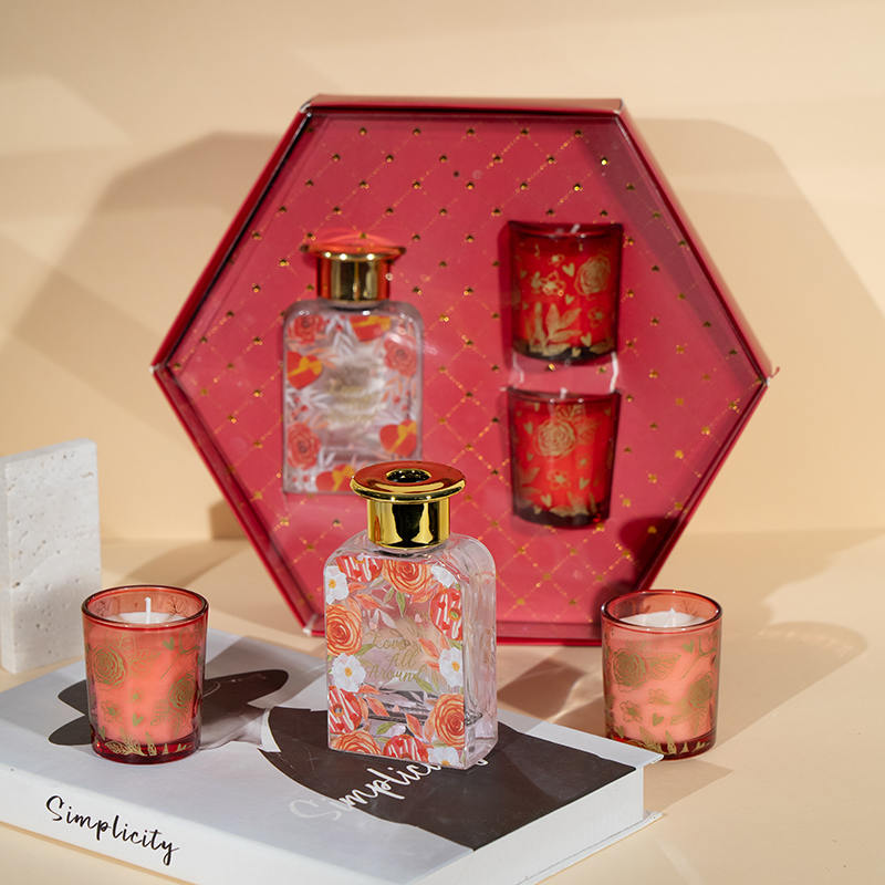 Valentine premium aroma 3PCS sett-ogranisk øko hjemmeduftsett